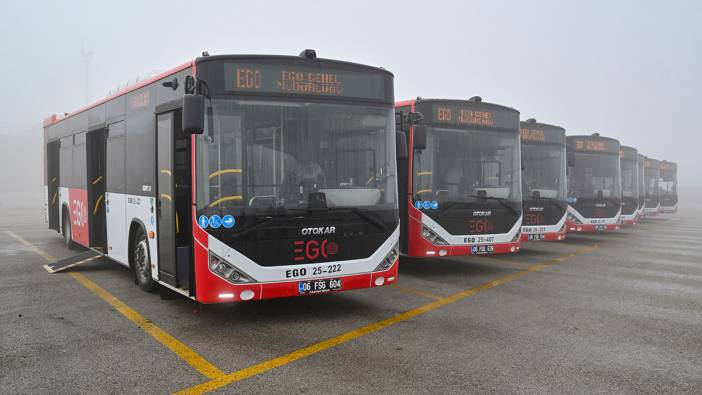 Durakta bekleme süreleri azalıyor: Yeni EGO otobüsleri göreve başladı