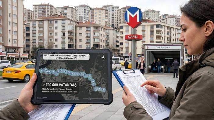 720 bin kişi 10 dakikalık yürüyüşle M5 metro hattına erişebiliyor