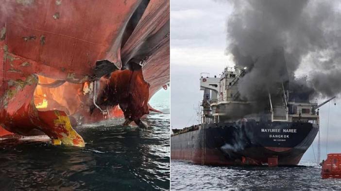 Hürmüz'de korkulan oldu: Tayland gemisi vuruldu, alevler içindeki gemide 3 denizci kayıp