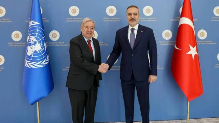 Dışişleri Bakanı Hakan Fidan, BM Genel Sekreteri Guterres ile görüştü