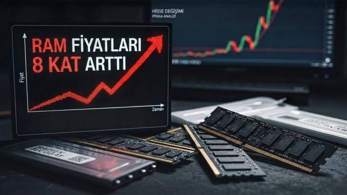 RAM piyasasında görülmemiş kriz: Fiyatlar 8 kat arttı
