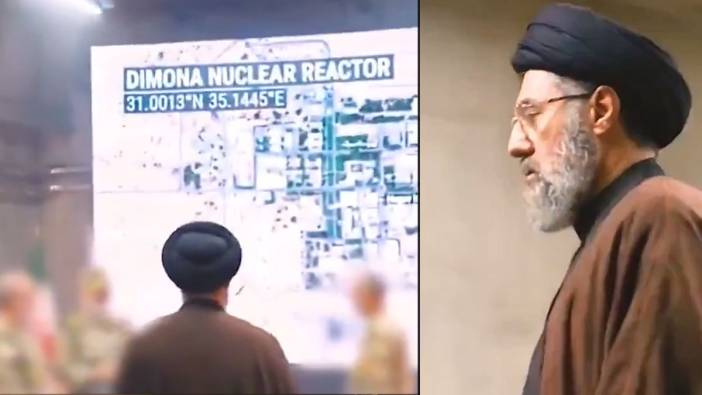 Mücteba Hamaney'den ilk görüntü: Harita'daki 'Dimona' detayı dikkat çekti