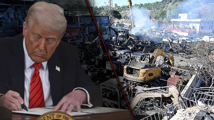 Trump'tan Lübnan itirafı: Anlaşmaya dahil değil