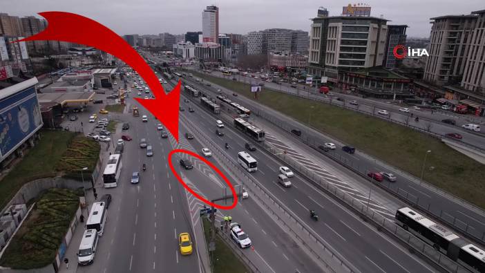 Cevizlibağ'daki taralı alan düzenlemesi sürücüleri isyan ettirdi