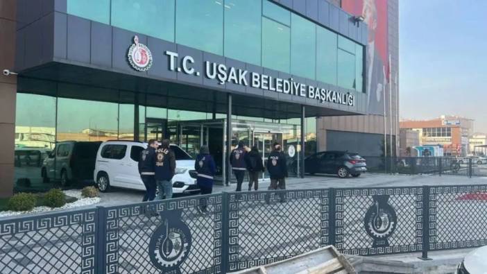 Uşak Belediyesi'ne ikinci dalga operasyon: 25 kişi gözaltında