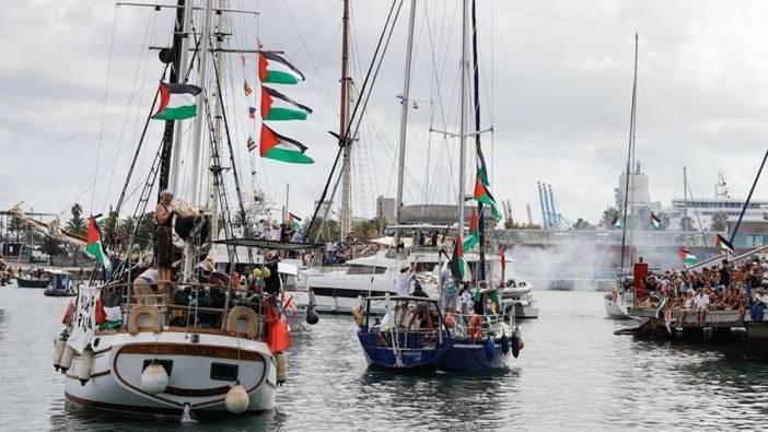 İsrail'den Sumud Filosu açıklaması: Yunanistan'a bırakılacaklar