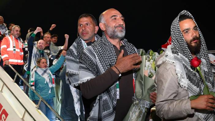 İsrail saldırısında alıkonulmuştu: Sumud Filosu aktivistleri İstanbul'da