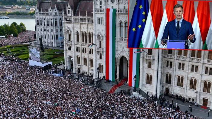 16 yıllık Orban iktidarı resmen bitti Magyar Parlamento binası önünde halka seslendi: Bu bina artık yeniden sizin