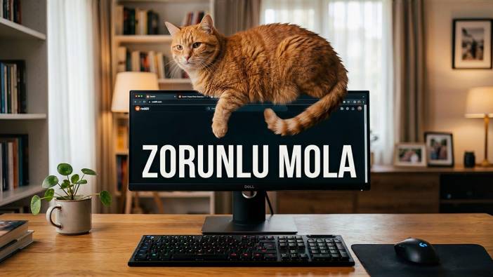 Şimdiden 7 milyon kişi indirdi: Haber okurken ansızın beliren tombul kedi