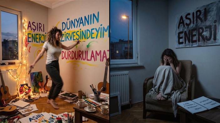 Aşırı enerjik hissetmekle başlıyor, ardından derin çaresizlik yaşatıyor