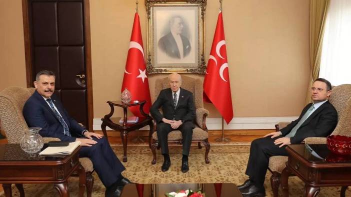 Çiftçi ve Gürlek, Bahçeli'yi ziyaret etti
