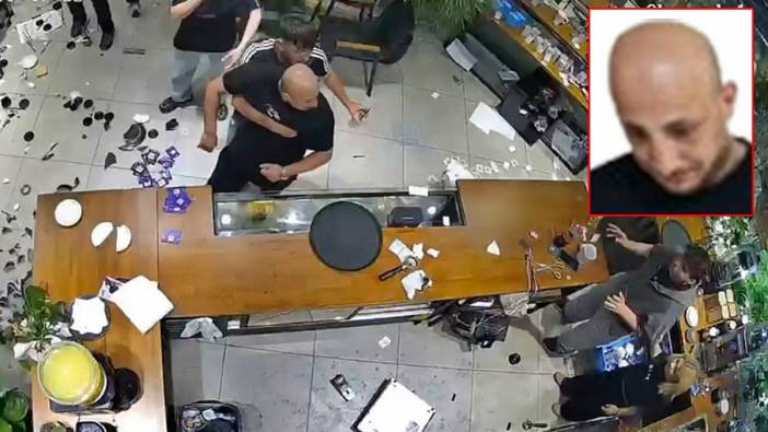 Kadın çalışan tarafından reddedilmeyi hazmedemeyen magandalar, kafeyi talan etti