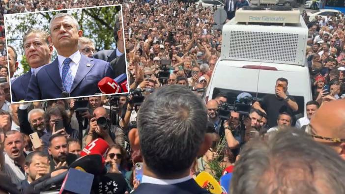 Özel, TBMM önünde konuştu: 'Yürekli insanlar oyunu bozdu'