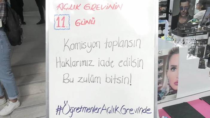 Öğretmenler açlık grevinin 11'inci gününde: "İktidar içinde ''Öğretmenlik 5 yıl içinde yok olacak' diyen bir akıl var"