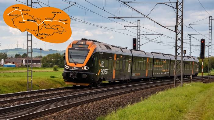 Avrupa'nın en uzun tren hattı açıldı: 1.300 km yol sadece 10 euro