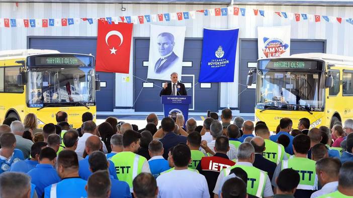 İETT'den dev yatırım: 225 araçlık dev otobüs garajı Kurtköy'de hizmete girdi