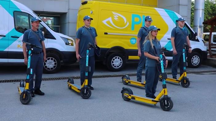 PTT, e-scooter ile gönderileri yüzde 20 erken teslim etti