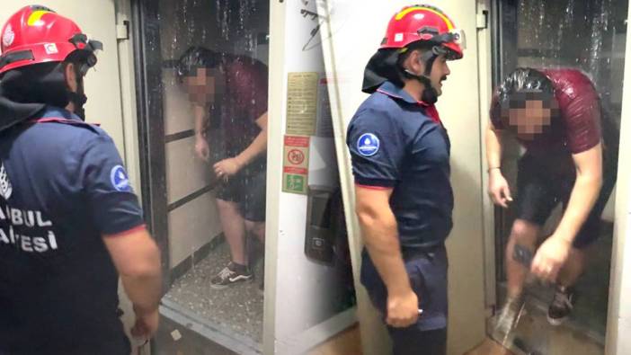 Kentsel dönüşüm binasında tek başınaydı: Su basan asansör bozulunca mahsur kaldı