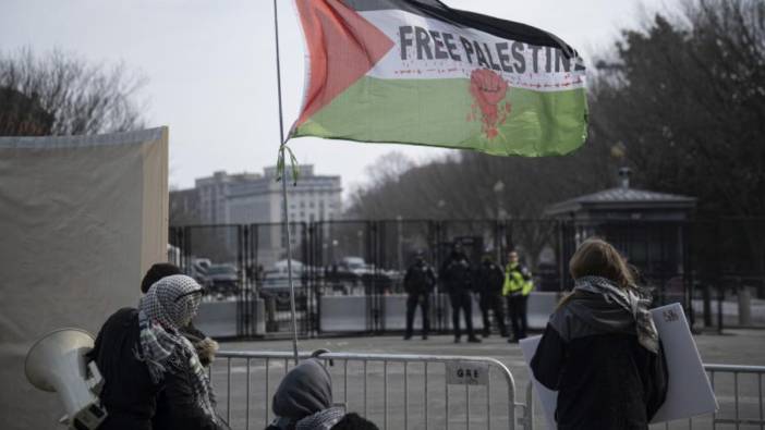 Netanyahu'nun ABD ziyareti Washington'da protesto edildi