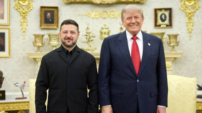 Trump ile Beyaz Saray'da görüşen Zelenskiy'den açıklama: Verimli bir görüşme yaptık