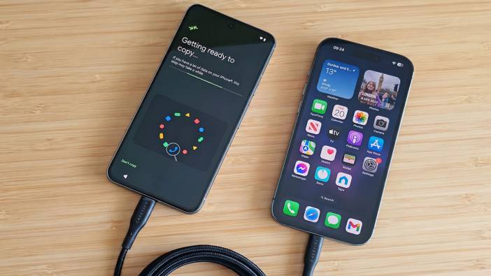 iPhone'dan Android'e geçerken ek uygulama gerekliliğine artık gerek kalmadı