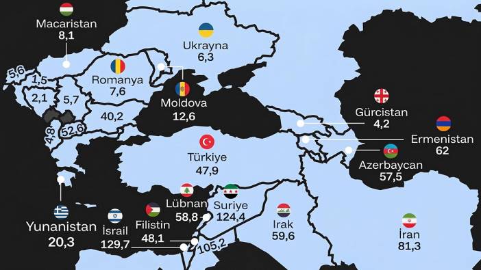 Bölgesel su stresi haritası: Türkiye tehlikeli sınıra yaklaşıyor