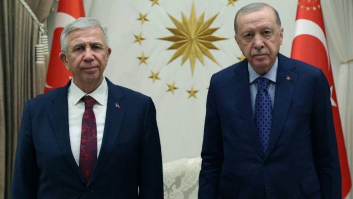 Cumhurbaşkanı Erdoğan, ABB Başkanı Mansur Yavaş'ı Beştepe’de kabul etti
