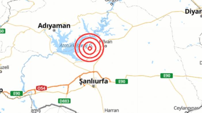 Şanlıurfa'da korkutan deprem