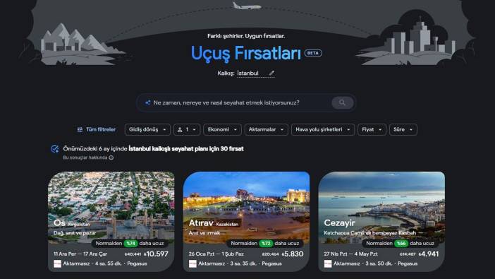 Google açıkladı: En düşük fiyatlar için uçak biletini 56 gün önce alın