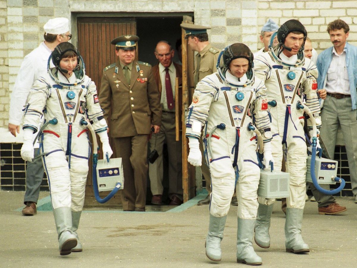 Крикалев экипаж Союз ТМ-12 19 мая 1991 года