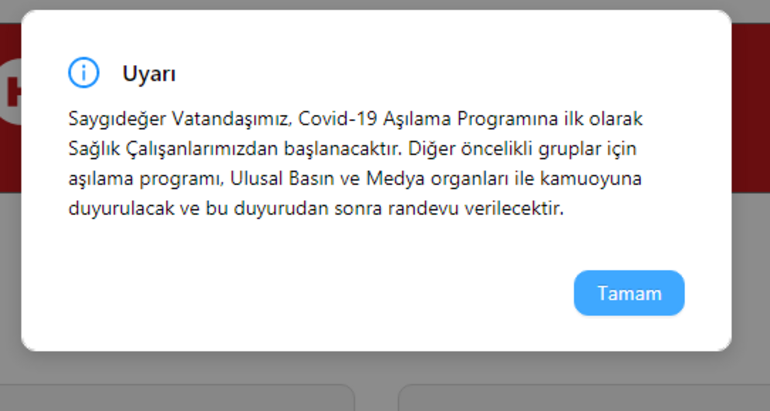 Asi Randevusu Mhrs Den Nasil Alinir Iste E Nabiz Asi Sirasi Sorgulama Ekrani