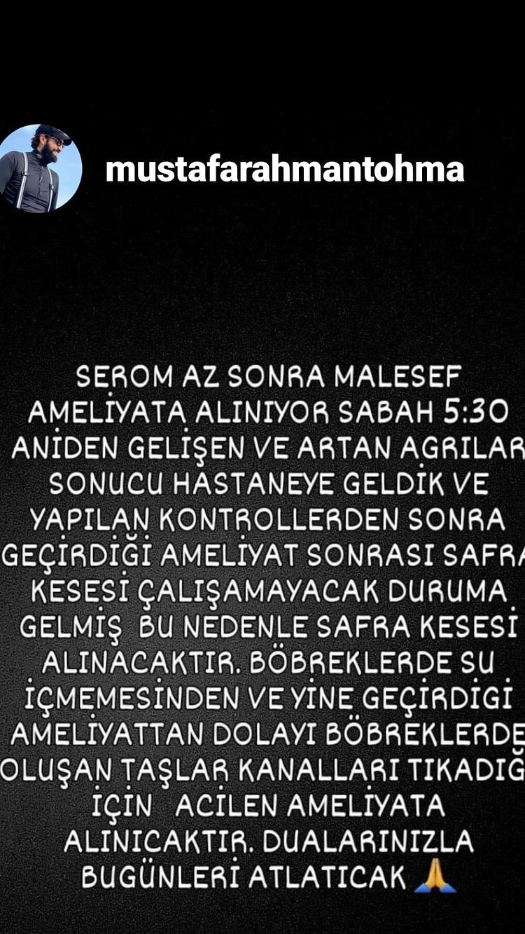 Seren Serengil�in hastalığı ne? İşte son hali