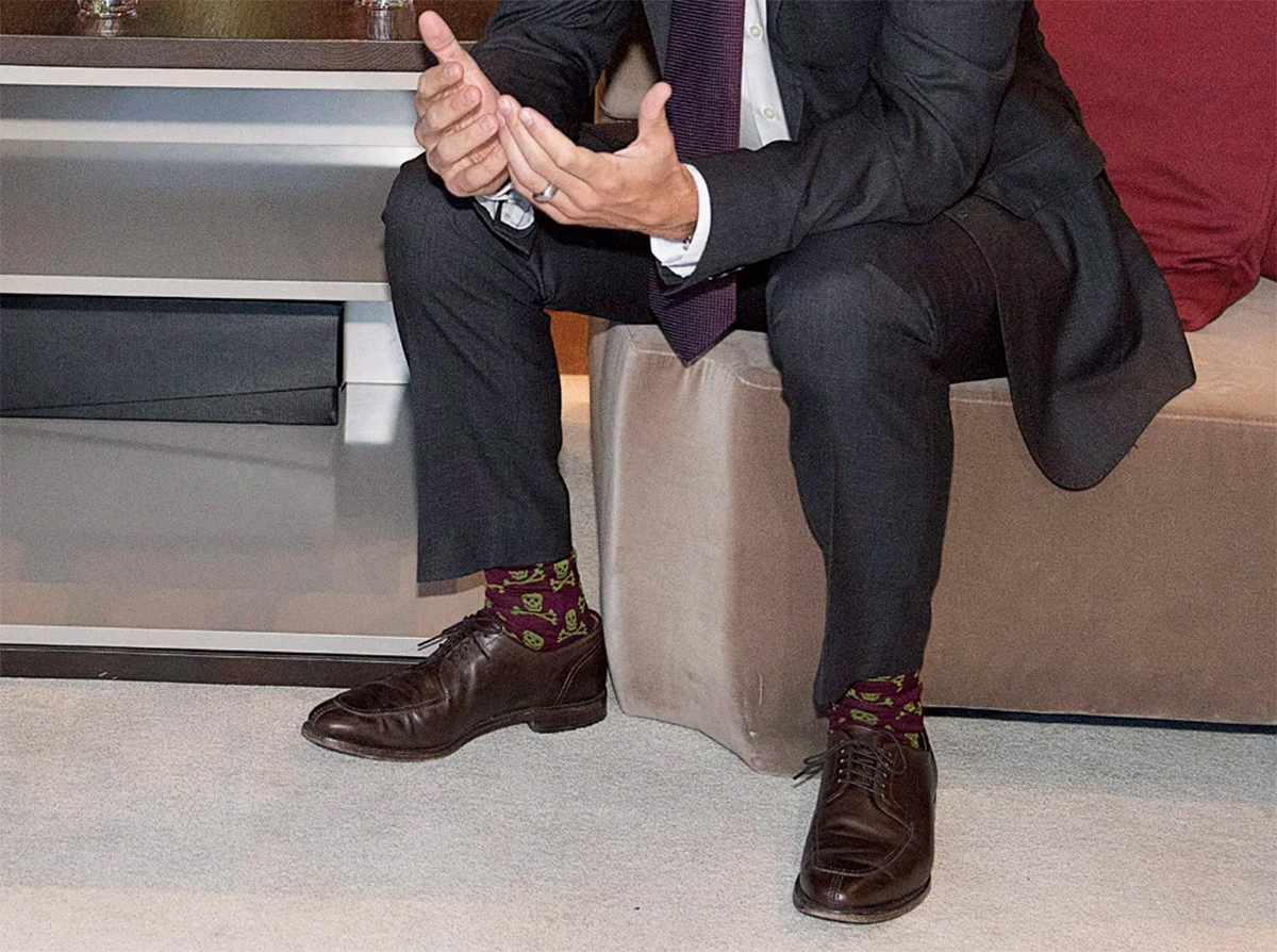 Джастин Трюдо премьер-министр носки