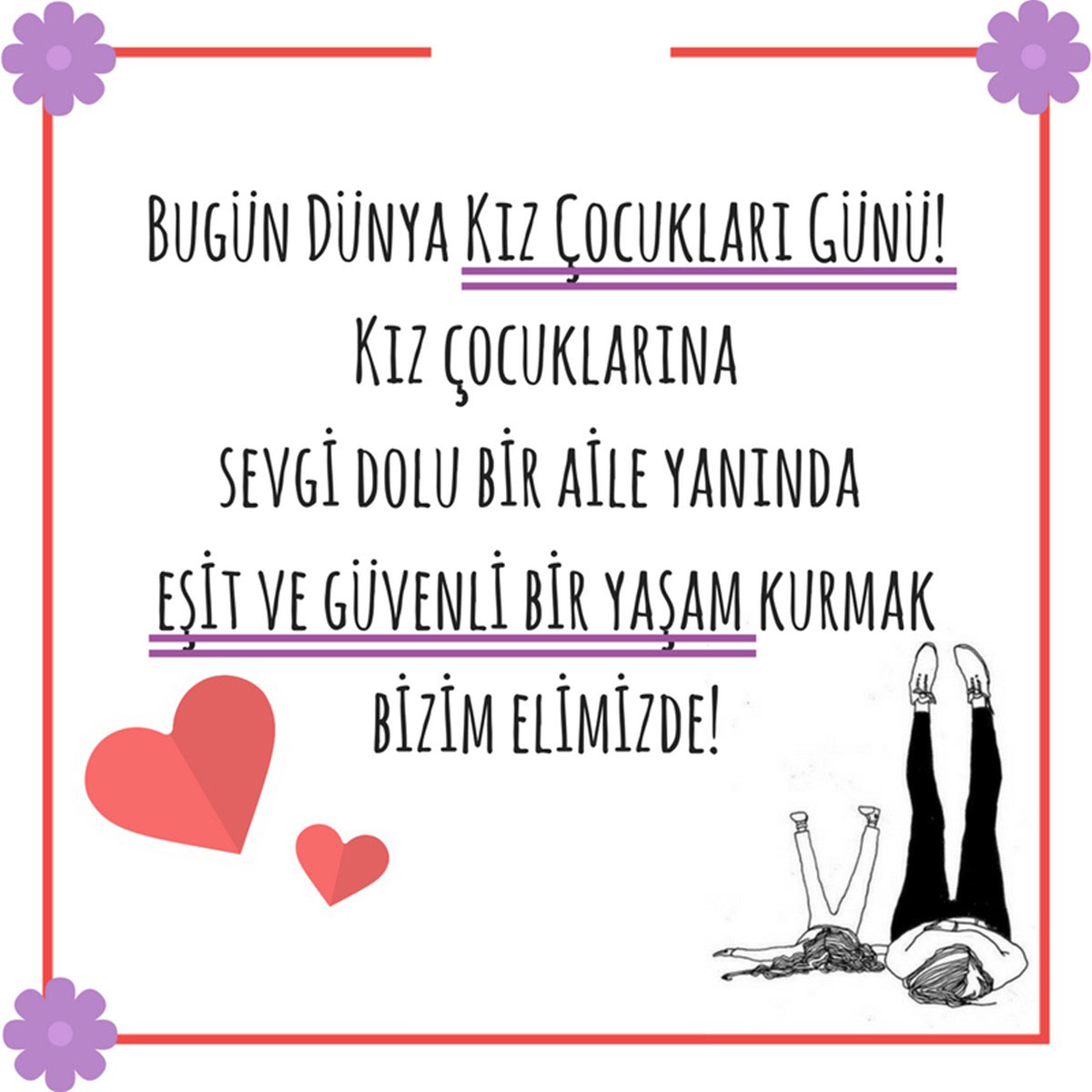 Dünya Kız Çocukları Günü ilk ne zaman kutlandı? Dünya Kız Çocukları Günü mesajları ve sözleri