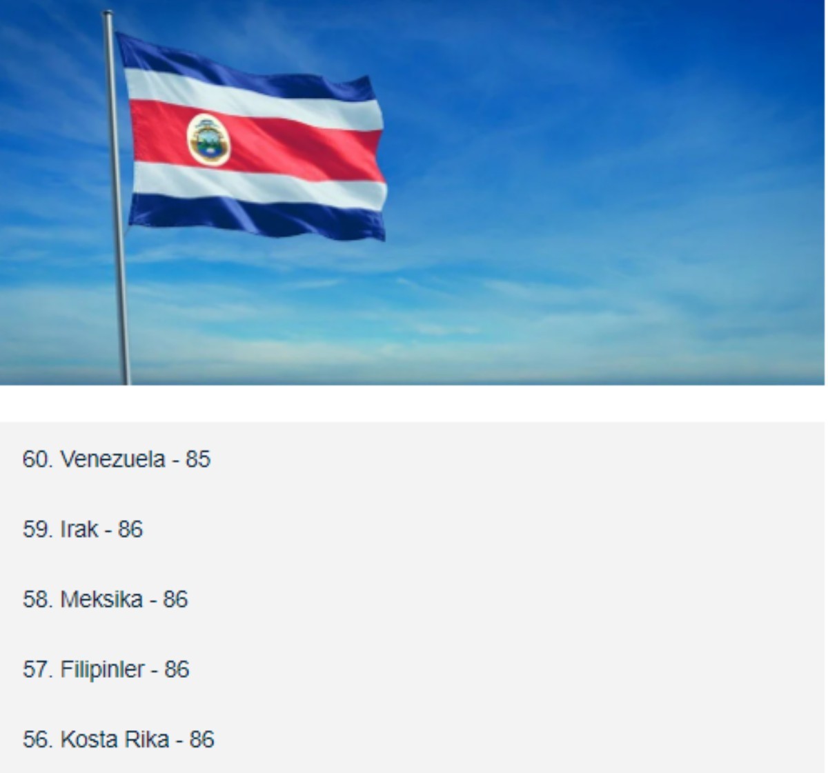 2022 dünyanın en zeki ülkeleri sıralaması