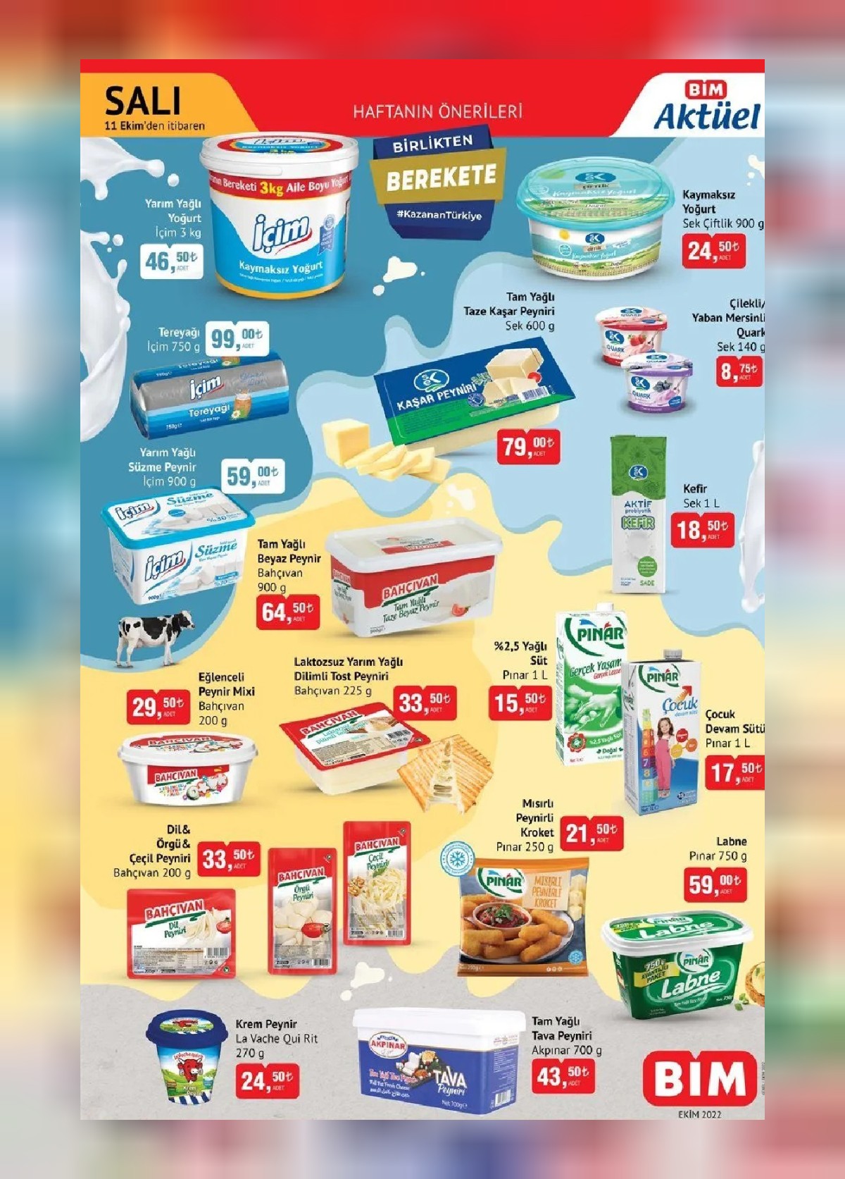 11 Ekim 2022 bim katloğu