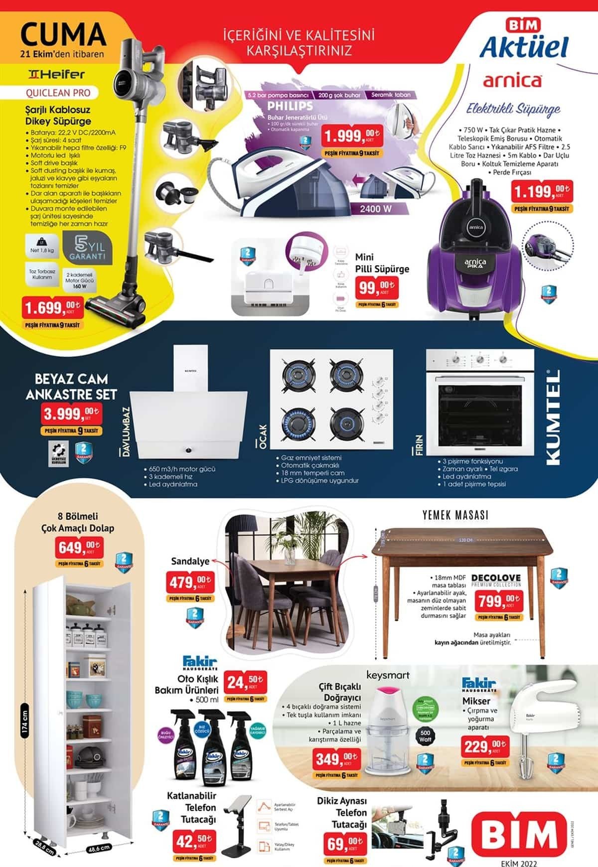 bim 21 ekim aktuel ürünler