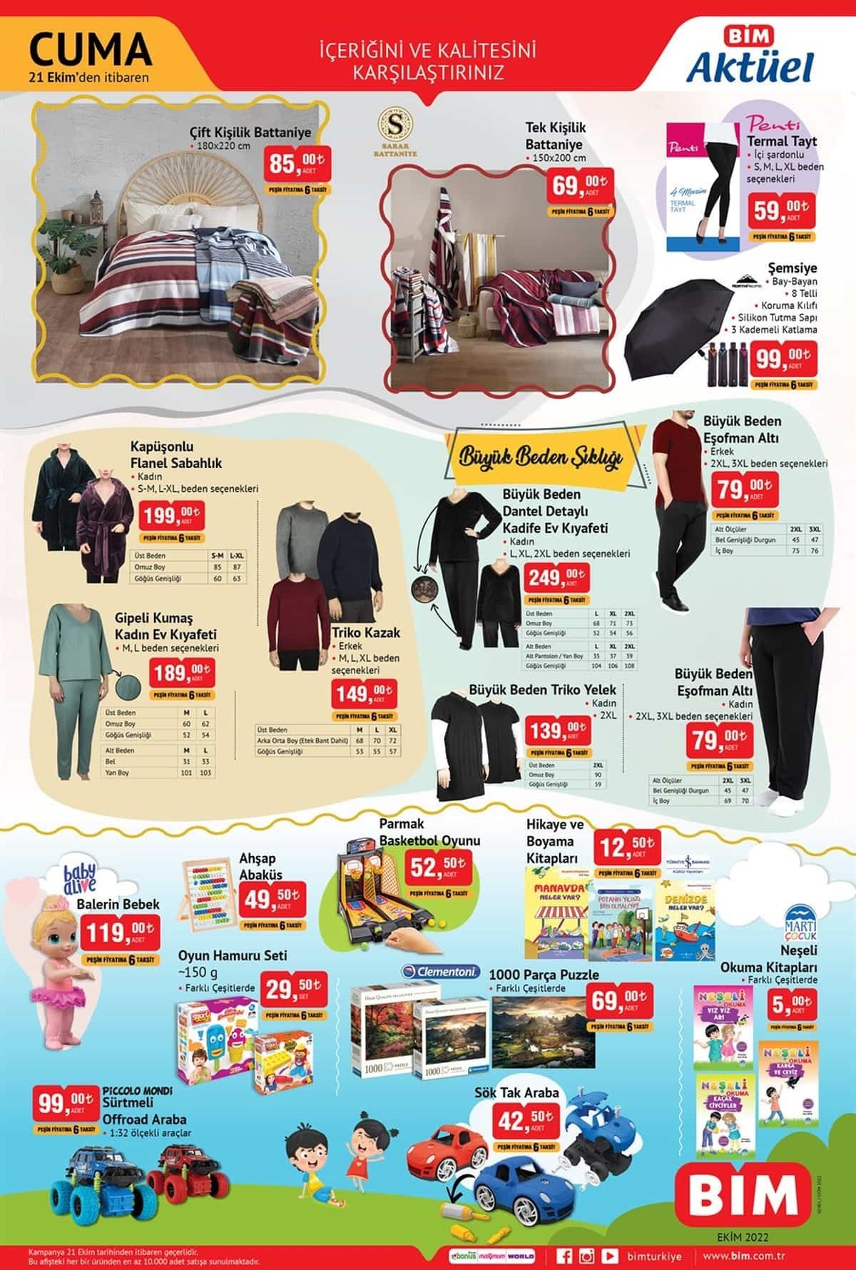 bim aktuel ürün kataloğu