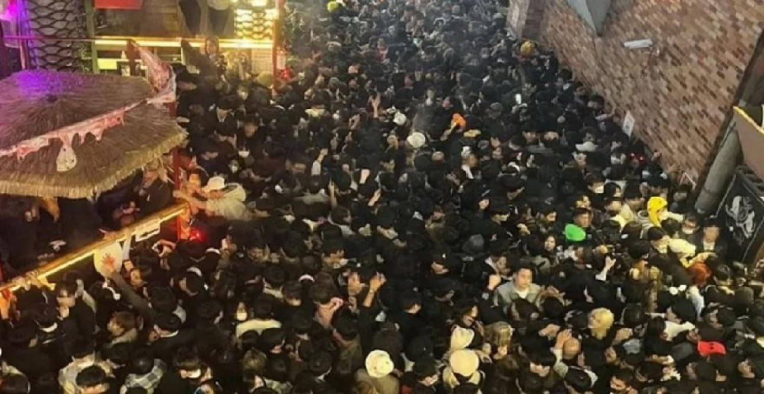 Güney Kore izdihamı