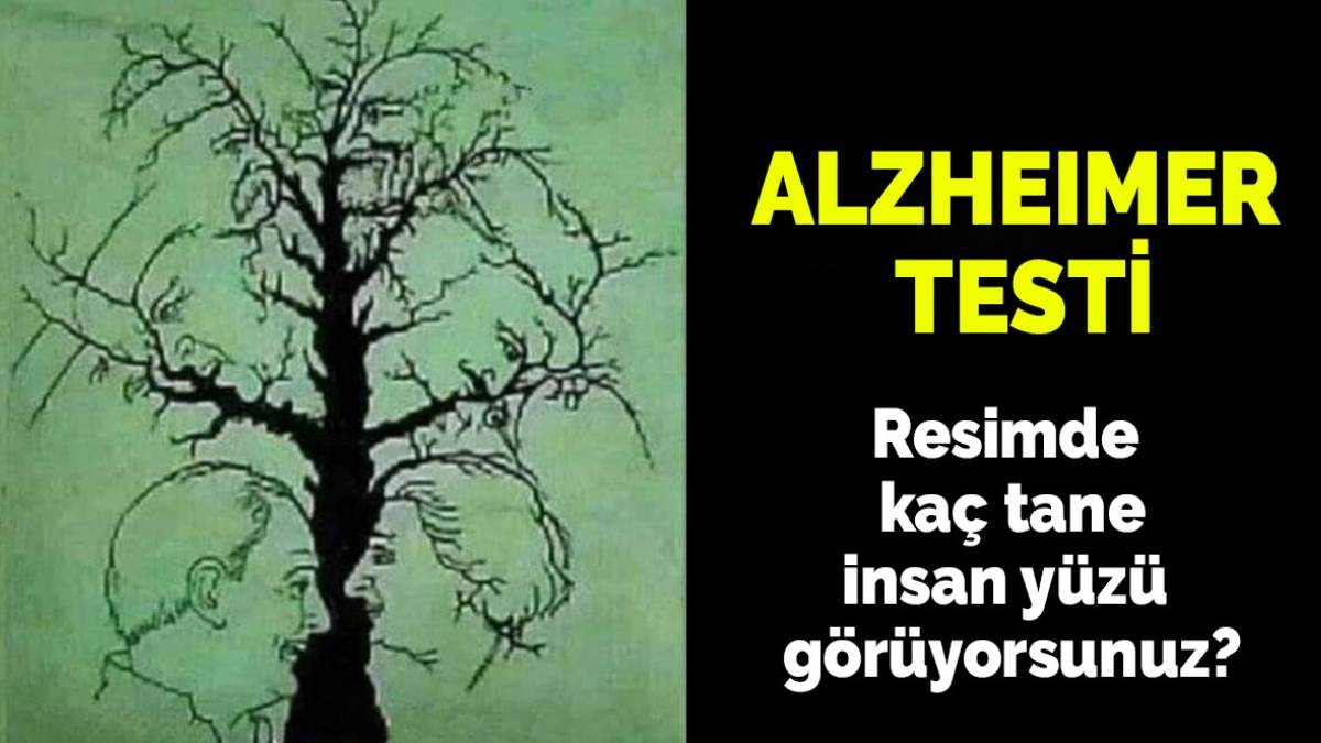 Gerçek alzheimer testi! Resimde kaç insan görüyorsunuz?