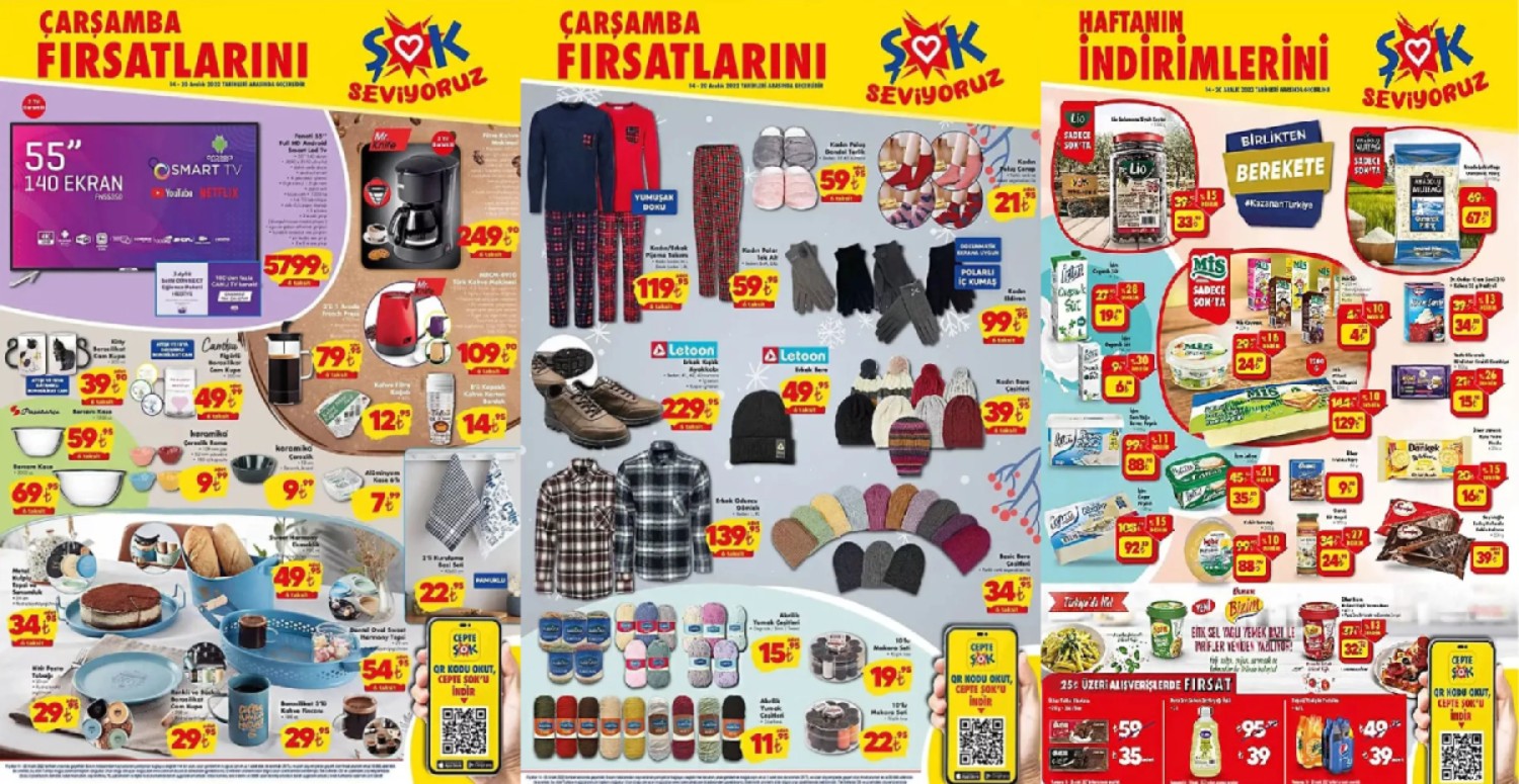 ŞOK aktüel indirimler