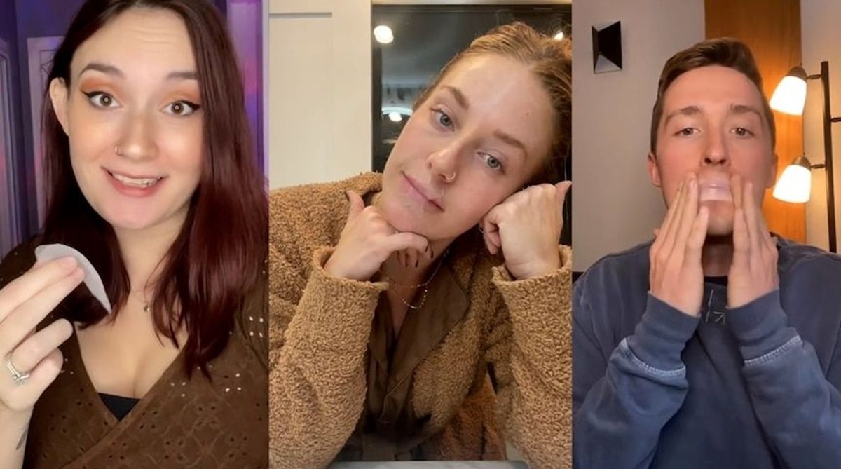 TikTok ağız bantlama