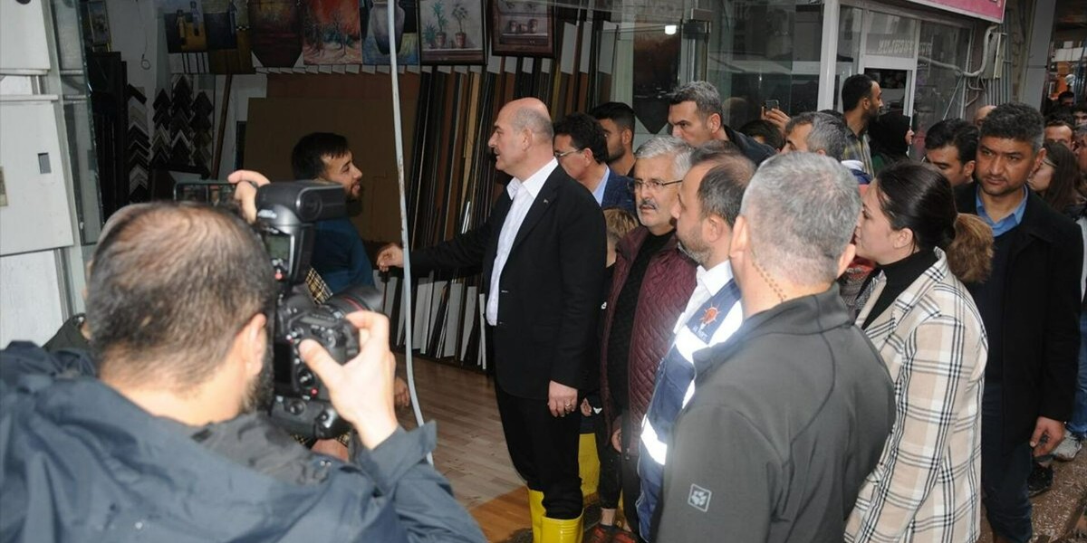 Bakan Soylu Sel Felaket