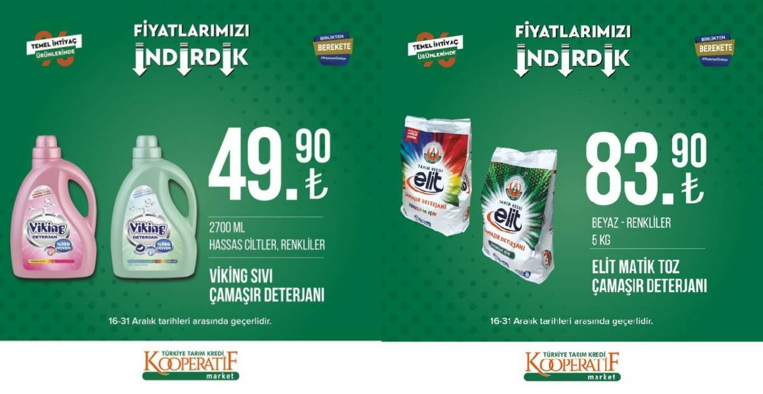 Tarım Kredi Aralık İndirimleri 9