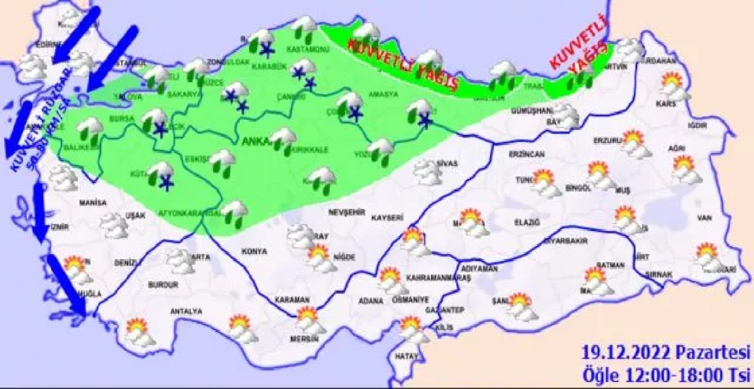 Hava durumu haritası