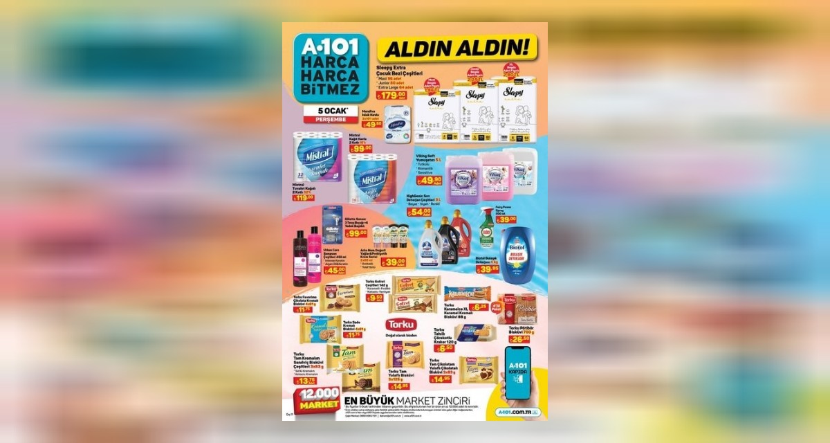 5 ocak 2023 a101