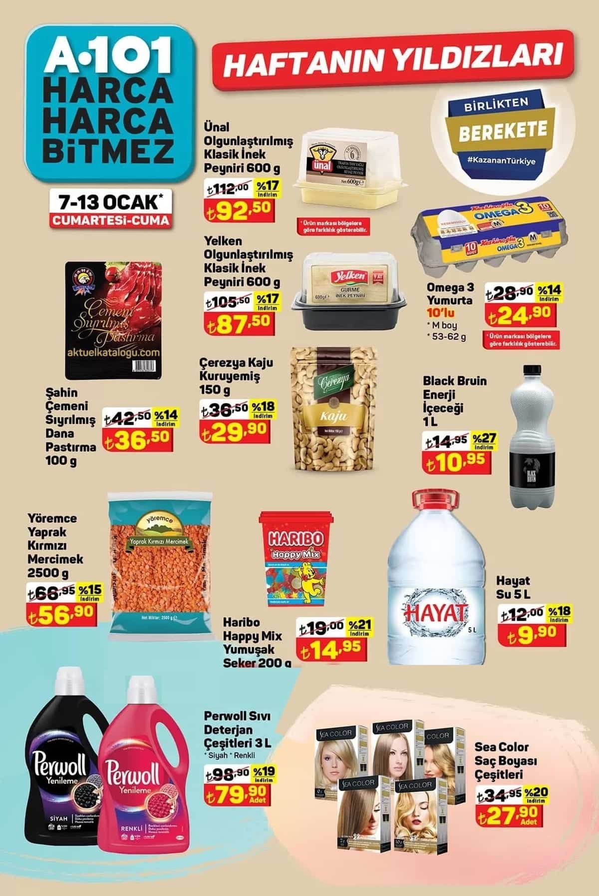 7-13 OCAK A101 ÜRÜNLERİ