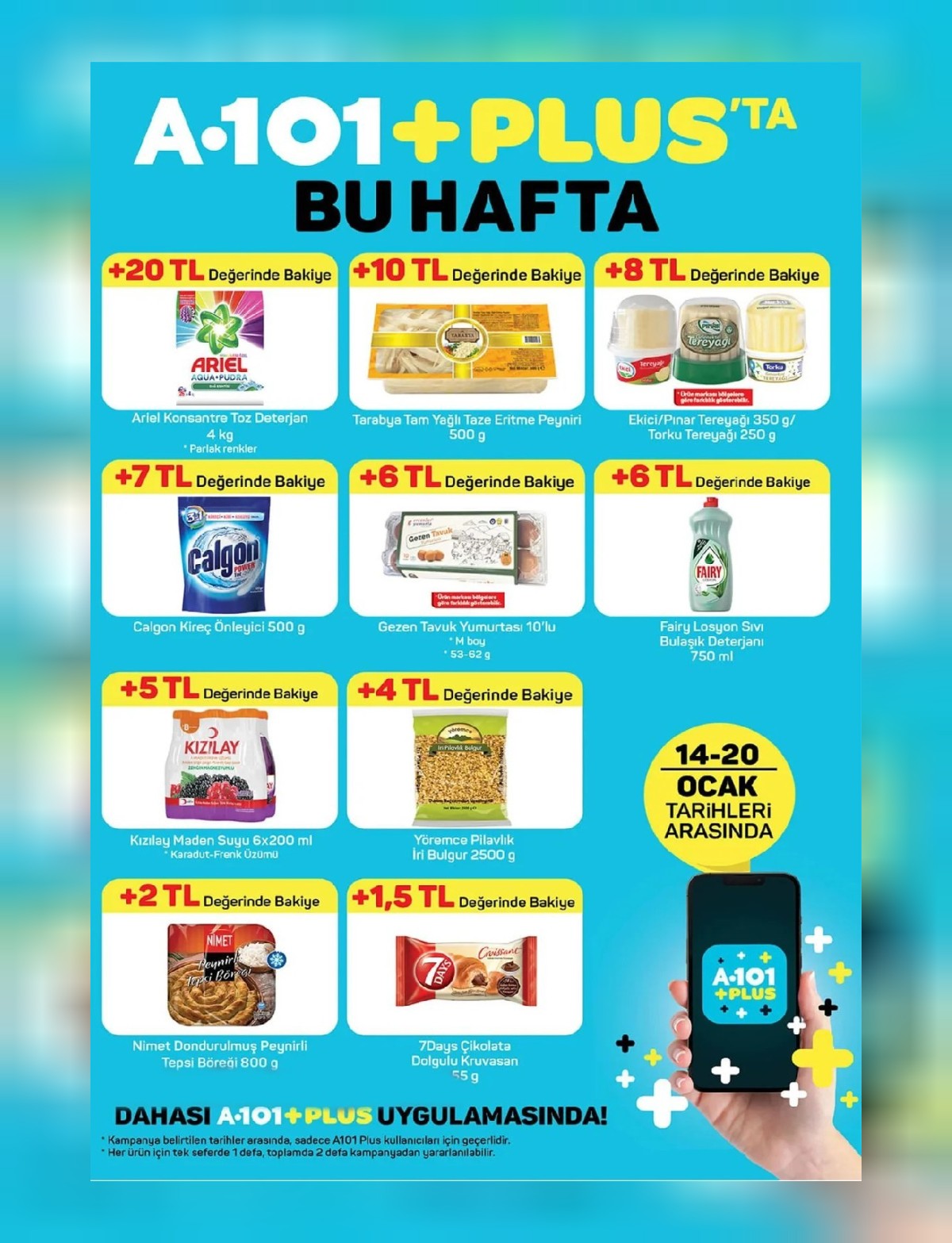 A101 bu hafta indirimli ürünleri