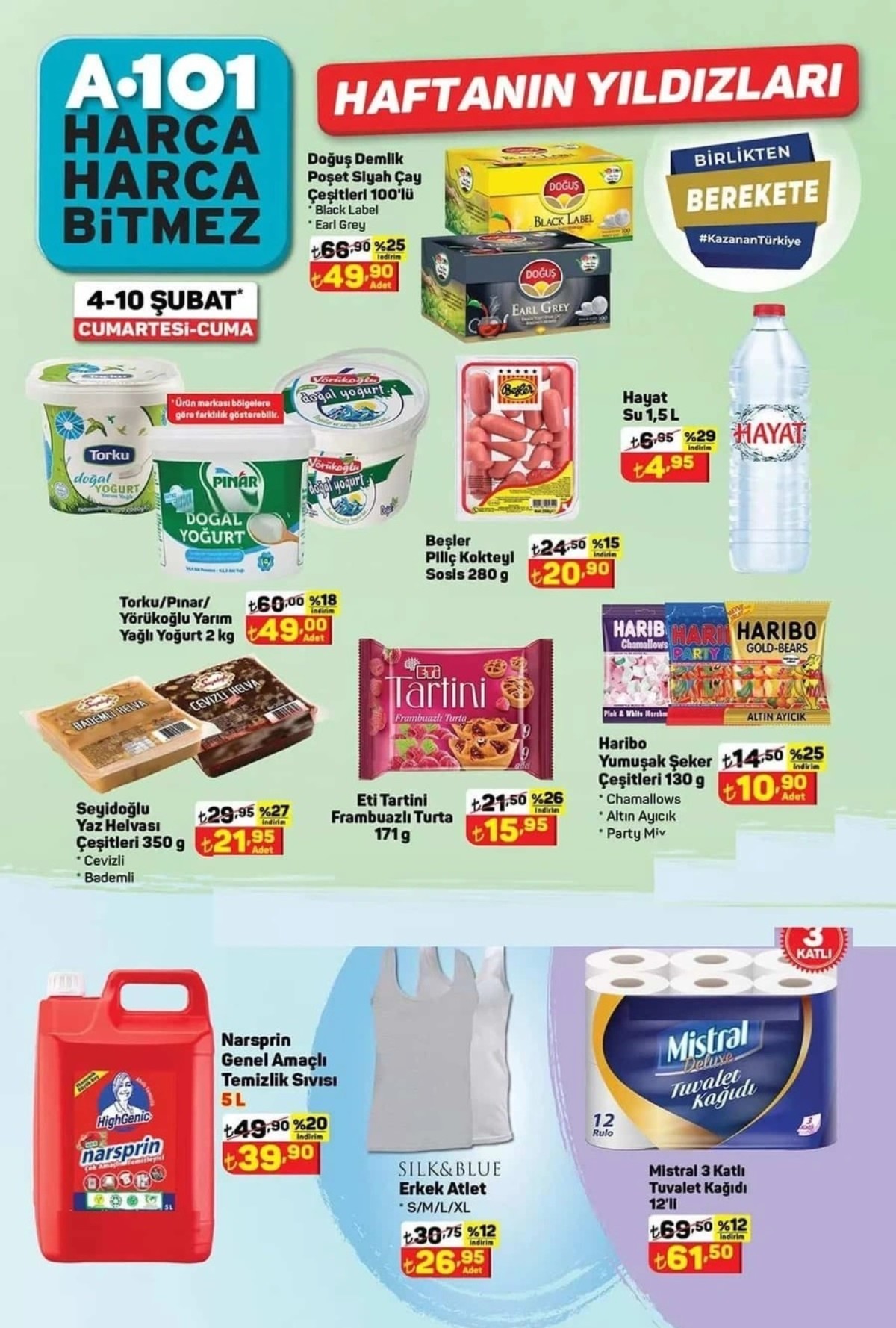 A101, 4-10 Şubat indirimli ürünler kataloğu