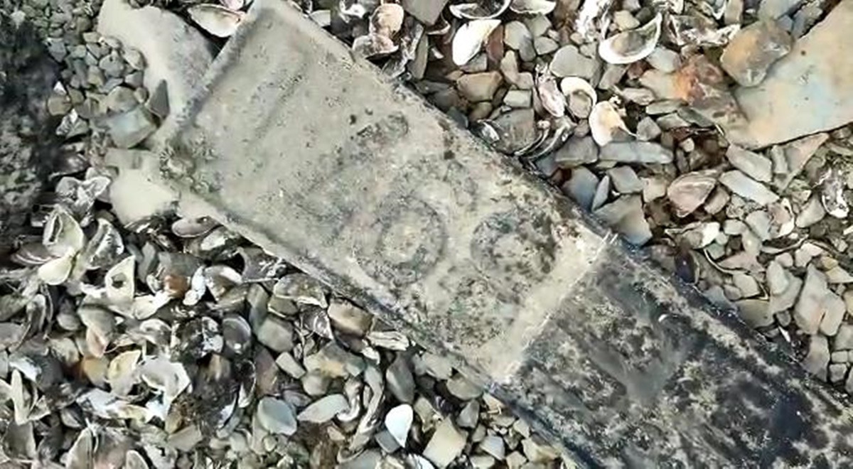 alibey-barajinda-su-cekilince-otomobil-ortaya-cikti-2